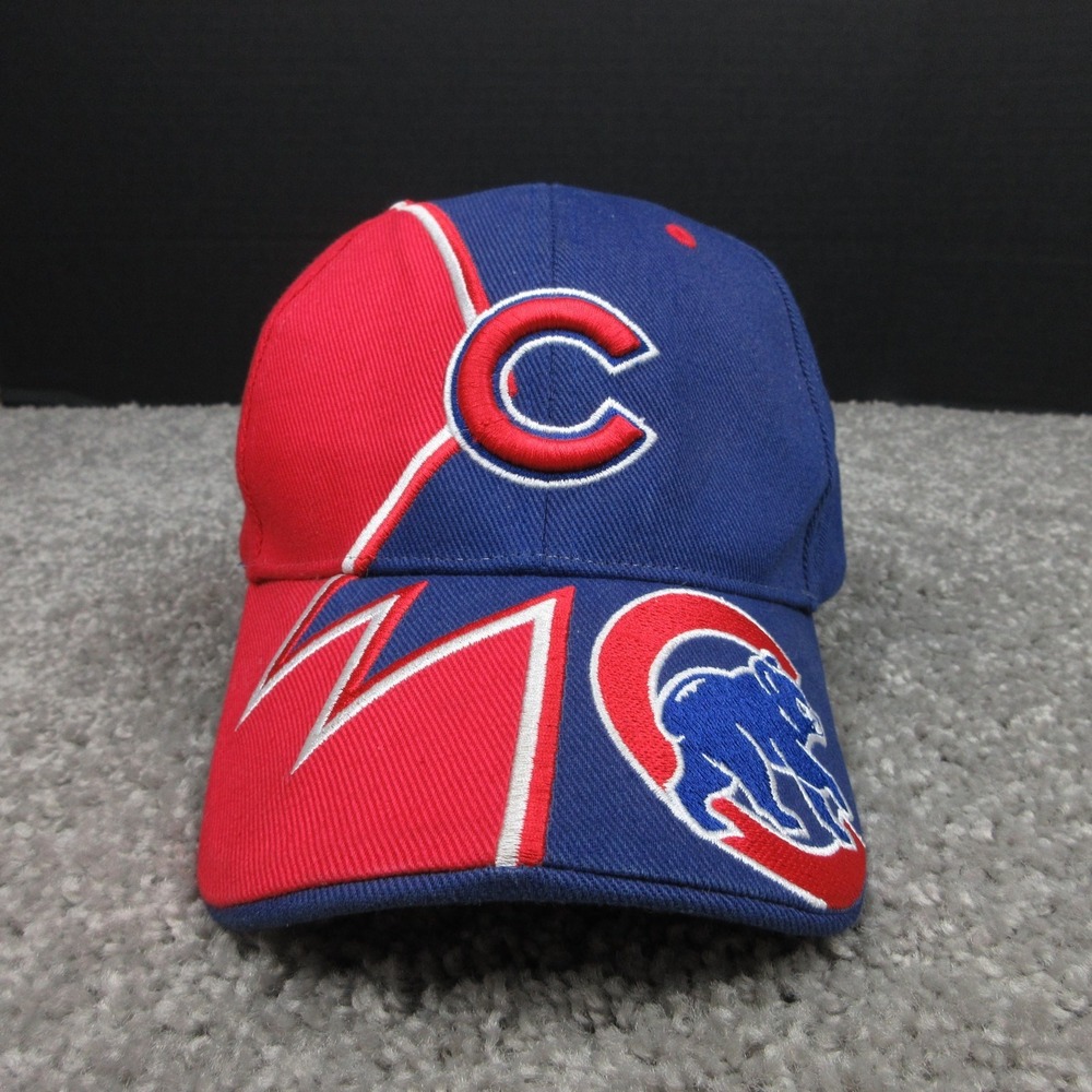Vintage Chicago Cubs Hat Cap Mens‎ Strap Back Blue Red Twins Enterprise Baseball